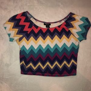 Rue 21 Chevron Crop top